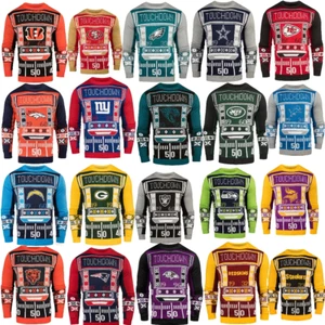 Officially Licensed NFL Light-Up LED Ugly Sweater by Forever Collectibles 492164 - Picture 1 of 69
