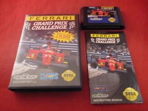 Ferrari Grand Prix Challenge (Sega Genesis, 1992) COMPLETE w/ Box manual game - Picture 1 of 1