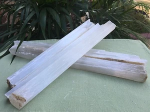 Selenit Stab 14 Zoll Selenit Stab Selenit Kristall Reiki Chakra Kristallstab 1 Stück - Bild 1 von 7