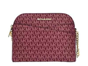 Bolso Bandolera Michael Kors Jet Set Viaje Mediano Firma Logo Cúpula (Sangre de Buey) - Imagen 1 de 4