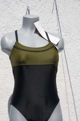 Saison-2023/24 704241-051 Solar Badeanzug mit Trägern tiefer Rücken Kreuz in 38 - Bild 1 von 4