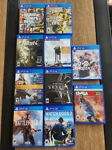 Playstation 4 PS4 leer ohne Spiele Hüllen Karten Konvolut ohne Spiel dabei - Bild 1 von 9