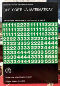 (Matematica) R. Courant, H. Robbins - CHE COS'E' LA MATEMATICA? - Boringhieri - Imagen 1 de 1