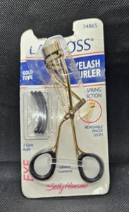 La Cross by Sally Hansen Gold Tone EyeLash Curler 74865 w/Refills (Read) - Picture 1 of 2