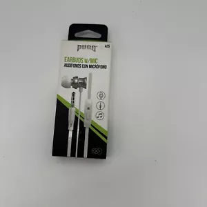 Auriculares PUGS con Micrófono,425, Micrófono Manos Libres En Línea 3.5mm Enchufe de Audio Plateado - Imagen 1 de 2
