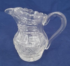 Antique Georgian Anglo-Irish Lead Crystal Milk Jug Or Creamer Circa 1830 11cm - Picture 1 of 16