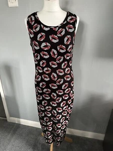 George Women's Black patterned Dress Size 12 - Picture 1 of 5
