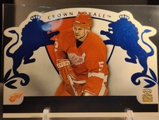 2003 Pacific Crown Royal NICKLAS LIDSTROM Emerald Blue #35 Detroit Red Wings