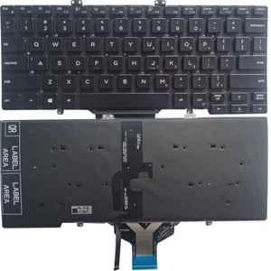 For DELL Latitude 3400 5400 5400 5401 5410 5411 7400 7410 Keyboard Backlit US - Picture 1 of 4