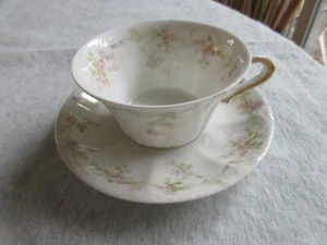 THEODORE HAVILAND LIMOGES - TASSE UND UNTERTASSE - Bild 1 von 6