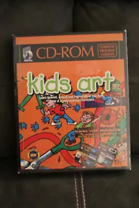 Kids Art CD-rom Sealed Game MS-dos 3.1 or higher . 3.5 Disks Brand new - Picture 1 of 8