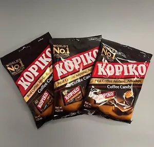 Kopiko Coffee Candy 4,23 once x 3 confezioni caramelle caffè duro VENDITORE STATUNITENSE - Foto 1 di 2