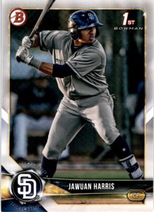 2018 1st Bowman Draft #BD-85 Jawuan Harris Padres Baseball Card