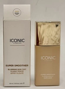 Iconic London Super Smoother Blurring Skin Tint 30ml - Neutral Light -New In Box - Picture 1 of 2