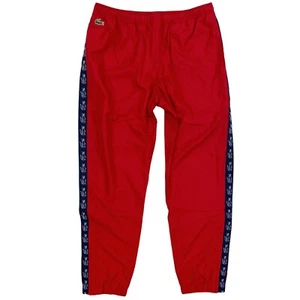 Lacoste Logo Band Tennis Trainingshose Jogginghose Gr. 7/XXL rot XH3571-528 - Bild 1 von 5