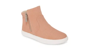 Kenneth Cole New York Kiera Perf Sneakers Women 11 M Rose Pink Leather Shoes NEW - Picture 1 of 6