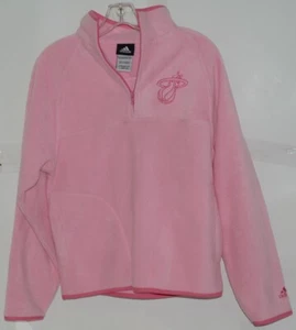 Adidas NBA Licensed R 27Z8N Miami Heat Youth Large Pink Pullover - Picture 1 of 9