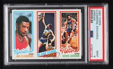 1980-81 Topps Jim Cleamons James Edwards Eddie Jordan #157-261-63 PSA 9 MINT