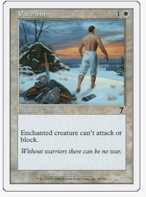 Pacifism - 7th Edition (7ED) (x4) PLAYSET Magic the Gathering - Image 1 of 1