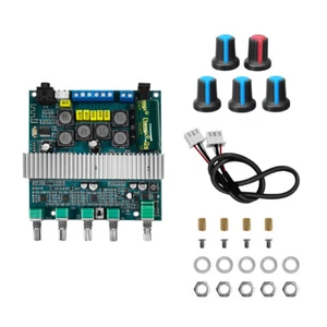 HiFi 2.1 Channel Bluetooth Power Amplifier Board+Case Stereo Subwoofer Amp - Picture 1 of 14