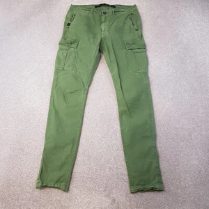 Superdry Hombre Pantalón 30x32 Verde Cargo Utility Combat Pant Paracaidista Excedente - Imagen 1 de 11