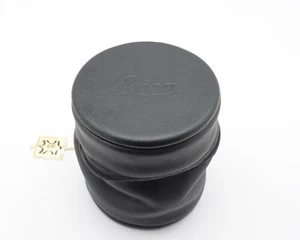 Leica Black Leather Lens Case 3.50" x 3.00" Leitz (#16785) - Picture 1 of 4