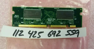 128MB 1RX16 SDRAM SYNCH PC133 133 100PIN NON-ECC SINGLE RANK 16X16 UNBUFFERED - Picture 1 of 1