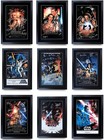 Star Wars Complete Saga A3 Framed Harrison Ford, Mark Hamill Poster a Movie Fan