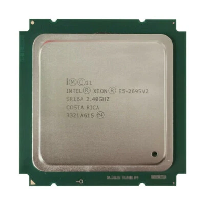 Intel Xeon E5-2695 V2 CPU 12-Core 2.4GHz 30M SR1BA 120W LGA-2011 Processor - Image 1 of 2