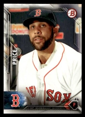 2016 Bowman #92 David Price Boston Red Sox - Image 1 of 2