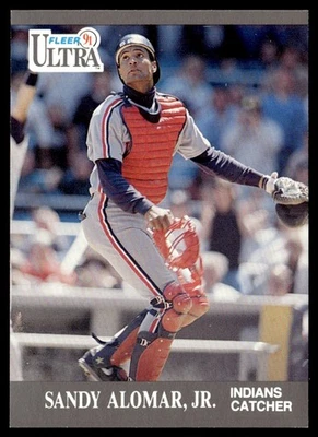 1991 Ultra Sandy Alomar Jr. Cleveland Indians #105 - Image 1 of 2