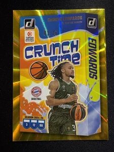 2024-25 Donruss Euro league Carsen Edwards Crunch Time Gold /10 - Picture 1 of 3