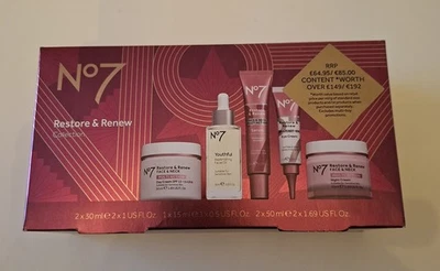 Boots No. 7 Restore and Renew Collection 5 Items Brand New