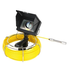 5" Monitor Handheld Industrial Pipe Sewer Inspection Video Camera 17MM 1200 TVL - Picture 1 of 10