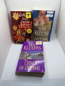 Lisa Kleypas Lot Prince of Dreams Again the Magic Wish List Paperbacks - Picture 1 of 5