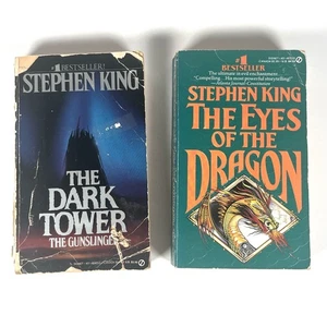 Lot of 2 Stephen King Paperback Horror Books Acceptable Condition  - Picture 1 of 6