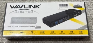 WAVLINK USB 3.0 DUAL UNIVERSAL DOCKINGSTATION - Bild 1 von 5