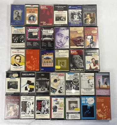 32x JAZZ / BIG BAND Cassette Tape Albums ☆ Bundle - All Tested & Working ☆ Rare - Image 1 of 4