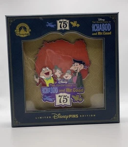 D23 2024 Ichabod and Mr Toad 75th Anniversary Jumbo Disney Pin LE750 - Picture 1 of 2