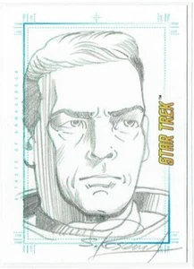 Star Trek TOS Art & Images Sketch Card A Taste of Armageddon by Scott Rosema - Picture 1 of 2