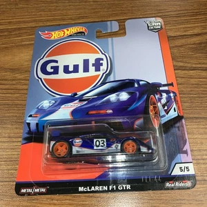 2018 Hot Wheels Car Culture Gulf Series #5/5 McLaren F1 GTR - Picture 1 of 9