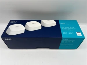 Nowy, nigdy nie używany (open box) Eero 6 Wi-Fi 6 Dwuzakresowy siatkowy system Wi-Fi FreeS&H - Zdjęcie 1 z 6