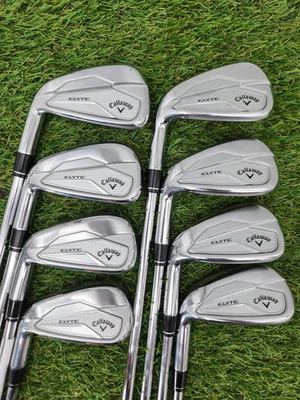 LEFTY 2025 CALLAWAY ELYTE IRON SET 5-PW,AW,GW XSTIFF KBS $ TAPER LITE VERYGOOD - Image 1 of 4