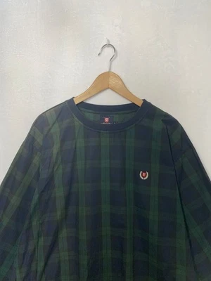 De colección. Pullover cortavientos a cuadros de golf Chaps Ralph Lauren para hombre bolsillos grandes Foto 1 de 4