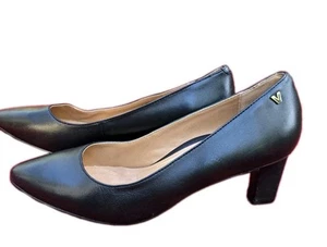 Vionic Mia Gr. 8 schwarze Leder-Pumps VS305 formell Büro spitz zulaufend Arbeitskleidung - Bild 1 von 18