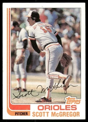 1982 Topps #617 Scott McGregor Baltimore Orioles baseball card - Image 1 of 2