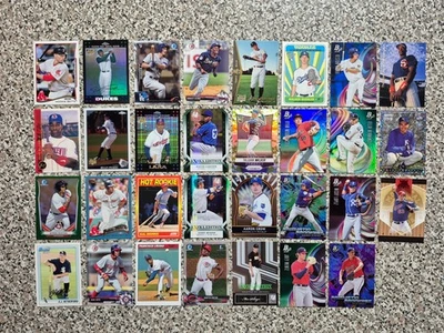 Lote de 30 tarjetas coleccionables deportivas de béisbol MLB Rookie RC 1991-2018 envío gratuito Foto 1 de 4