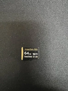 SanDisk 64GB ImageMate PRO microSDXC UHS-1 Memory Card - Photo 1 sur 2