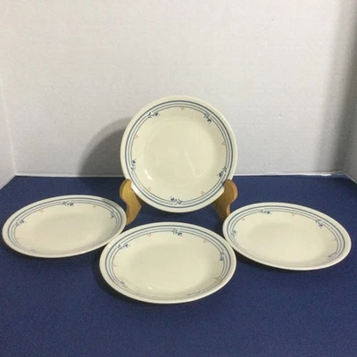 CORELLE COUNTRY VIOLETS BREAD PLATES  DISCONTINUED PATTERN   SET OF 4     6 3/4” - Image 1 of 4