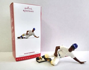2015 Hallmark Andenken Ornament - Jackie Robinson - Baseball Legende Schieben - Bild 1 von 4